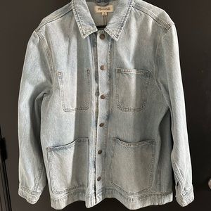 Madewell denim chore coat